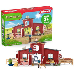 Schleich FARM WORLD Duża czerwona farma z domem