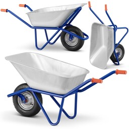 Taczka budowlana ogrodowa ocynkowana mocna KPGD-567 140 L