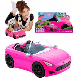 Barbie Kabriolet duże auto różowe samochód dla lalek