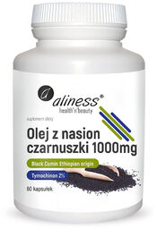 Aliness Olej z nasion czarnuszki 1000 mg, 60