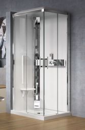 Novellini Glax 3 kabina prysznicowa z hydromasażem 100x70
