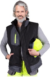 HYPER-V - Bezrękawnik ocieplany polarem 2XL