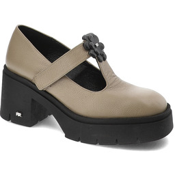 Karino Beżowe Półbuty Wygodne Obuwie Damskie