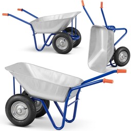 Taczka koleba budowlana ogrodowa ocynkowana KPGD-567/1 140 L