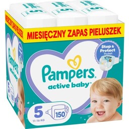 PAMPERS Pieluchy Active Baby 5 (150 sztuk)