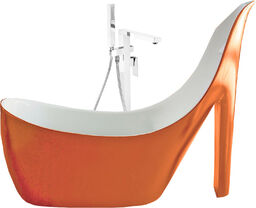Wanna 200x80x150 damska szpilka syfon akryl nowa orange