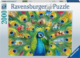 Puzzle 2D 2000 elementów: Pawia Kraina