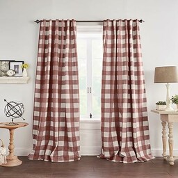 Elrene Home Fashions Grainger Buffalo Check zaciemniająca zasłona