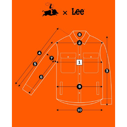 Lee UTILITY OVERSHIRT luźna koszula katana damska