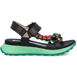 Hiszpańskie sandały - HISPANITAS HV253898 CZARNO-ZIELONE