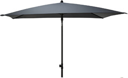 Parasol ogrodowy szary regulowany 125x200 cm