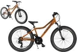 Rower 24'' KANDS DRAGON rama 13'' pomarańczowy R24