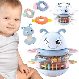 Woopie Baby Wańka Wstańka Zabawka Sensoryczna 2W1 Grzechotka