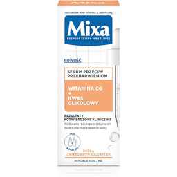 Mixa Serum do twarzy przeciw przebarwieniom, witamina CG