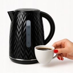 Czajnik Elektryczny Bezprzewodowy Czarny 1.7L Eldom