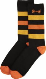 skarpety męskie INDEPENDENT SPAN STRIPE SOCKS Black/Orange