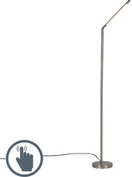 Nowoczesna lampa stojąca ze stali z wbudowanym LED