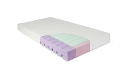 Babymatex Materacyk do łóżeczka 120x60x10 Aero piankowy dwustronny