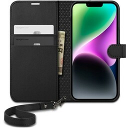 Spigen Etui Wallet S do iPhone 14, czarne