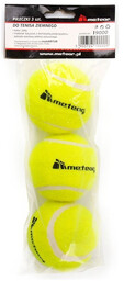 Piłki do tenisa ziemnego Meteor żółte 3szt