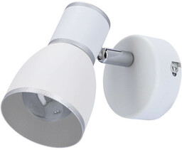 Candellux Regulowany kinkiet ścienny Fido 91-63366 biały chrom