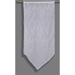 Sehlbach Firana koronkowa panelowa z woalu z nadrukiem