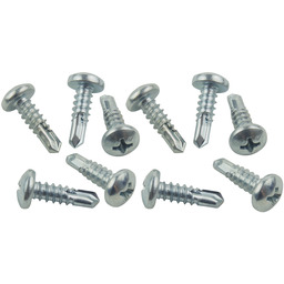 Wkręty samowiercące krzyżakowe do metalu z okrągłym łbem