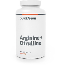 GymBeam Arginina + Cytrulina 240 kaps