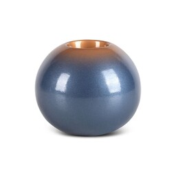 Eurofirany Świecznik dekoracyjny 12x11 Nessa niebieski