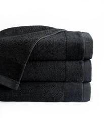 Ręcznik bawełniany Vito 70x140 frotte czarny 550 g/m2