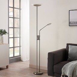 Lindby Lampa LED oświetlająca sufit Jonne z ramieniem
