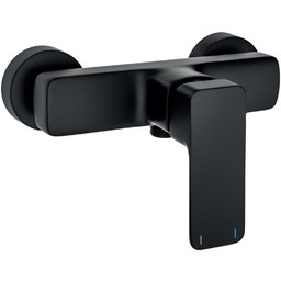 Bateria prysznicowa ścienna Deante Neo Maro czarna.