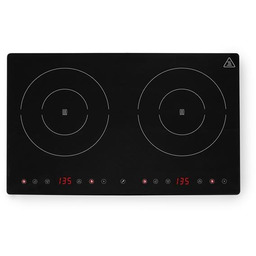 Kuchenka indukcyjna podwójna Kitchen Line 3500W czarna -