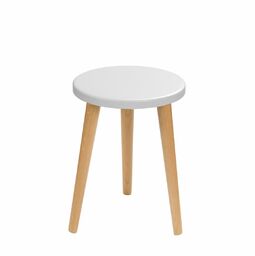 Taboret okrągły ze sklejki Gray Moon, Wykończenie nogi
