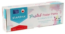 Farby plakatowe 20ml 12 kolorów - STARPAK