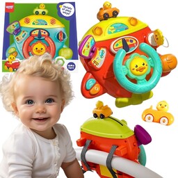 WOOPIE BABY Interaktywna Kierownica Samolot Pojazd na Łózeczko