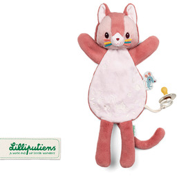 Pacynka świecąca w ciemności Lilliputiens 83613 Przytulanka Kotka