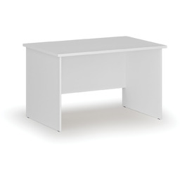 Biurko PRIMO WHITE, 120x80 cm, białe