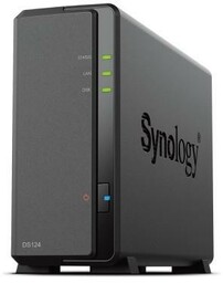 Synology Serwer DS124 1x0HDD RTD1619B 1GB DDR4 1xRJ45