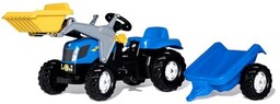 ROLLY TOYS Jeździk Traktor z łyżką i przyczepką