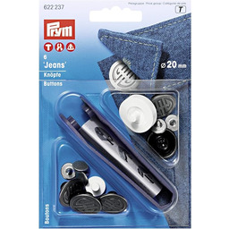 Prym - Prym Stara Stal(20mm) Jeans Guziki Deco