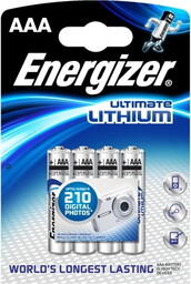 4 x bateria foto litowa Energizer L92 Ultimate