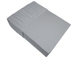 Greno Prześcieradło jersey 100x200 popielate z gumką Bielbaw