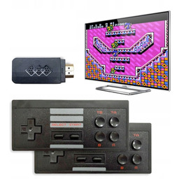 Konsola Retro Z 2 Bezprzewodowymi Padami I Dongle