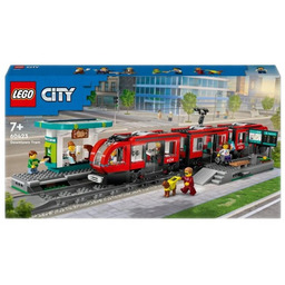 Klocki Lego City Tramwaj miejski ze stacją 60423
