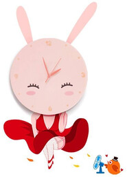 KINKIET DZIECIĘCY BUNNY LED CLOCK 0,6W LED ML148