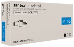RMM-SANTEXFT - Rękawice lateksowe diagnostyczne, santex powdered (FINGERTIP