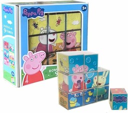Peppa Świnka Puzzle 9 Kostki