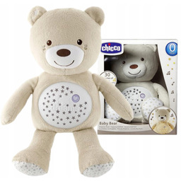 Chicco Miś Z Projektorem 3W1 Lampka Kołysanki