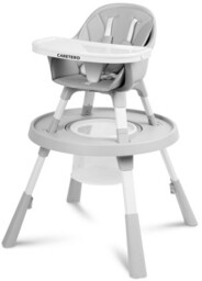 Caretero, Krzesełko do karmienia, Velmo, Grey, 3w1